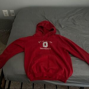 Ohio State University Red Men's Hoodie